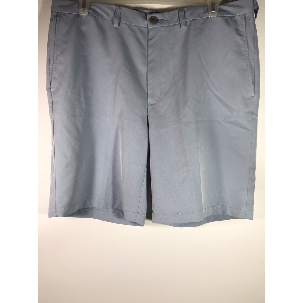 Haggar mens 40 waist light‎ blue vintage dress shorts